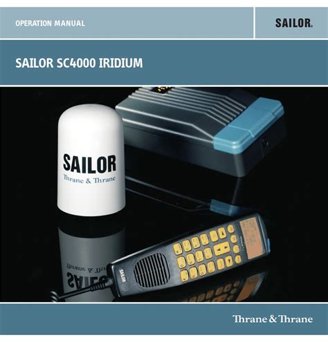 thrane andthrane sailor sc4000 manual